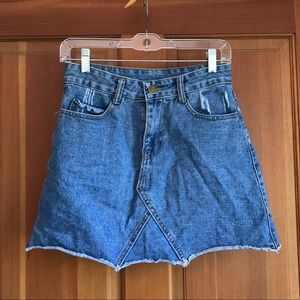 Brandy Melville jean skirt